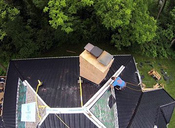 Roofer On The Roof — Hudson, MI — D & C Roofing