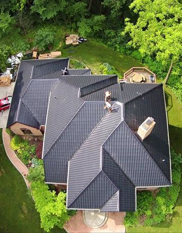 House After Installing New Roof — Hudson, MI — D & C Roofing