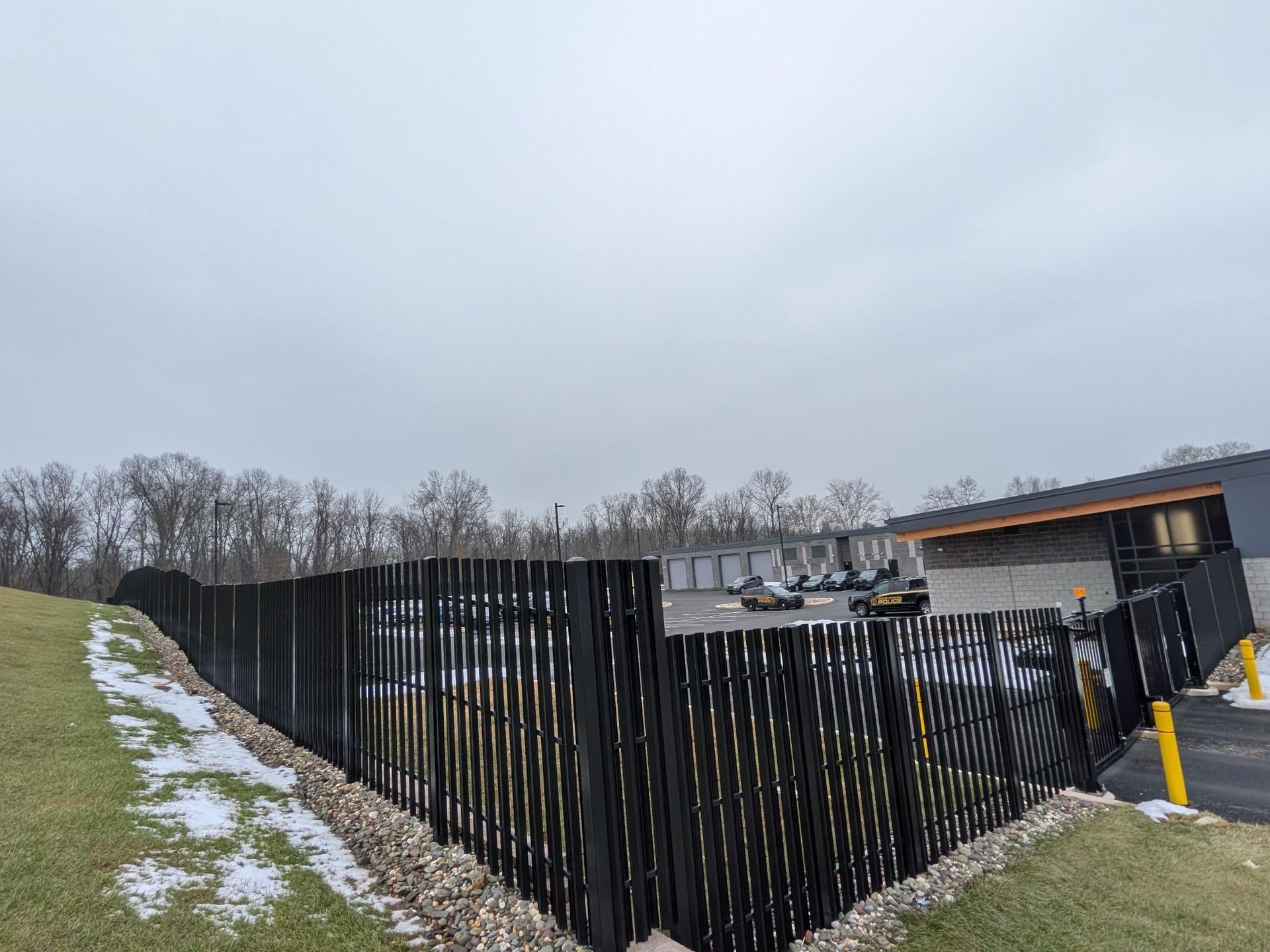 commercial steel fence installation York PA | Millcreek Fence