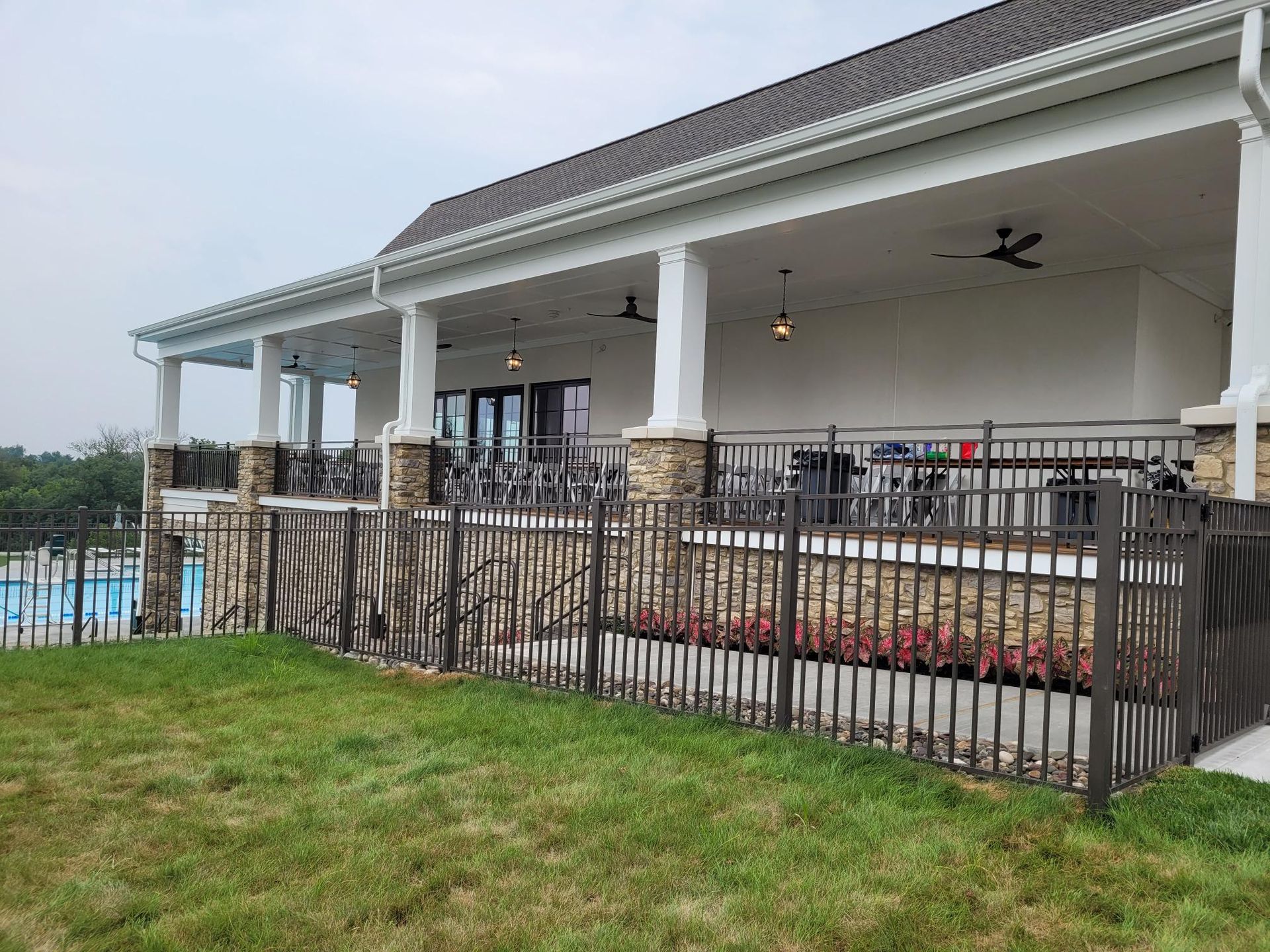 commercial fence installation | pool fence install Lancaster PA Country Club