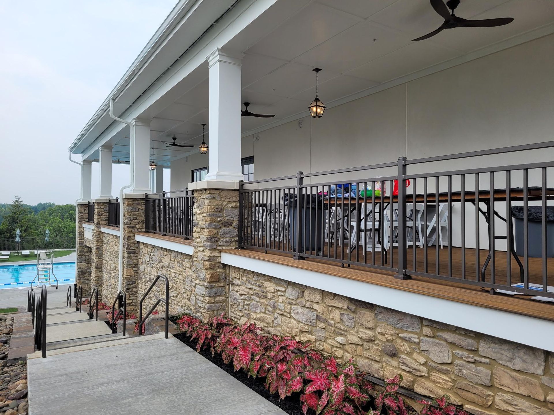commercial fence installation | Aluminum pool fence install Lancaster PA 6
