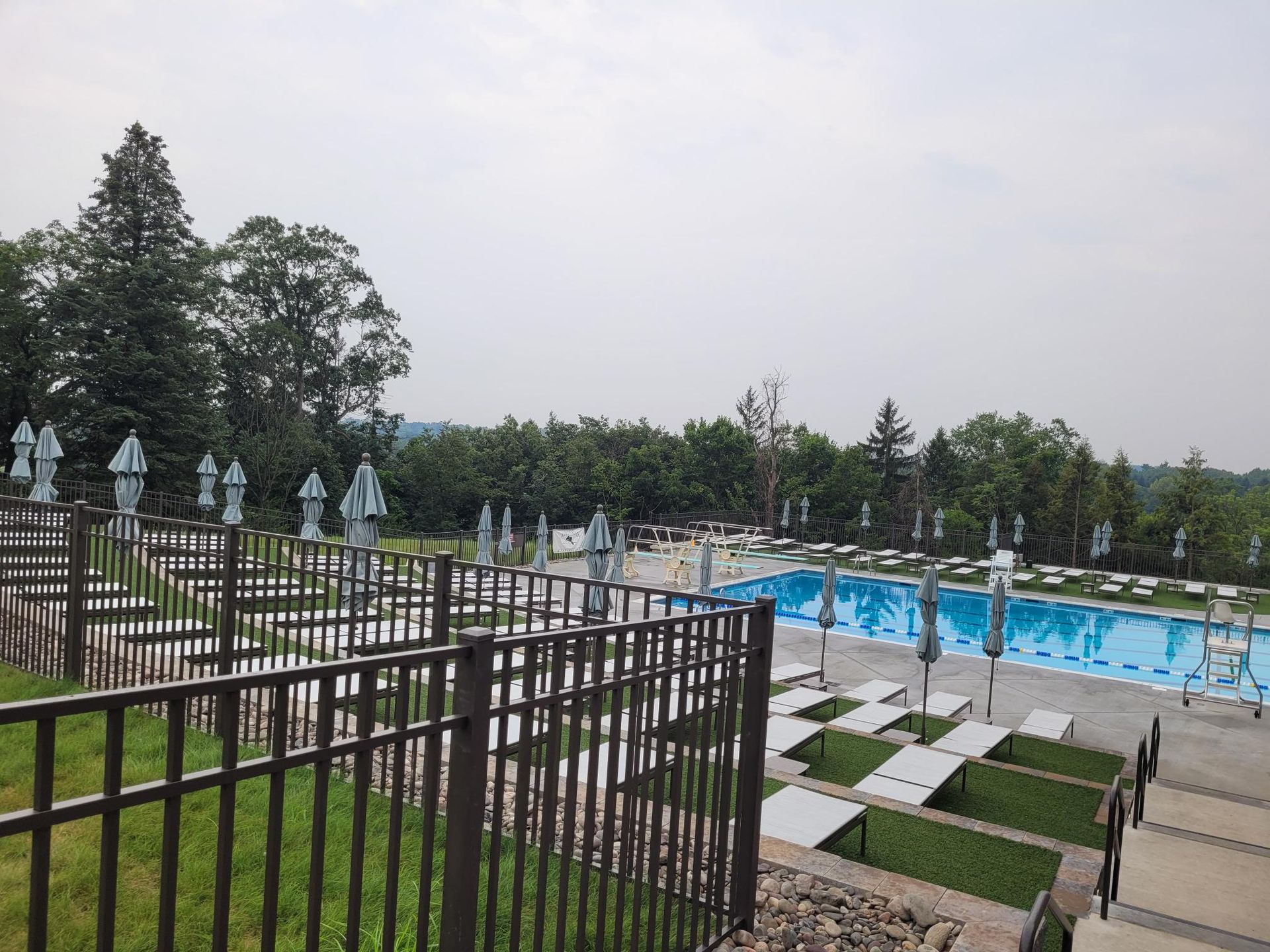 commercial fence installation | Aluminum pool fence install Lancaster PA 5