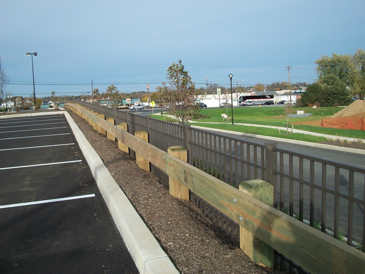 Wood guard rail, fencing and more from Millcreek Fence & Decks