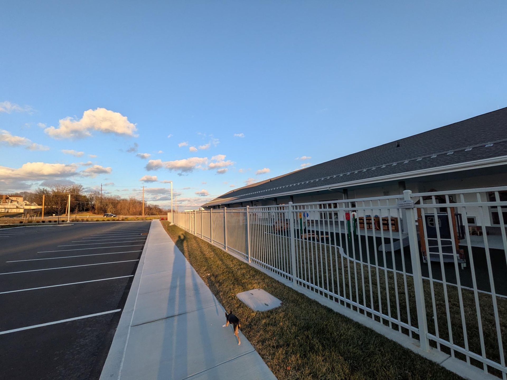 Playground enclosed with durable steel picket fencing in Middletown PA