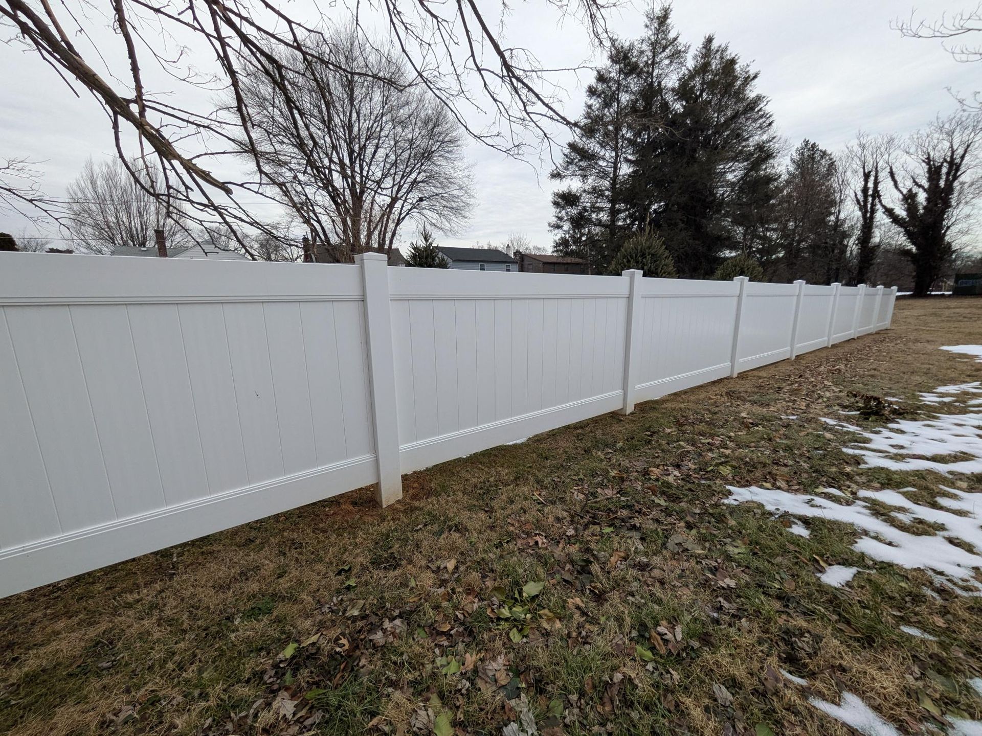 Millcreek Fence commercial fencing project in Jenkintown, PA for Hopewell  Vet