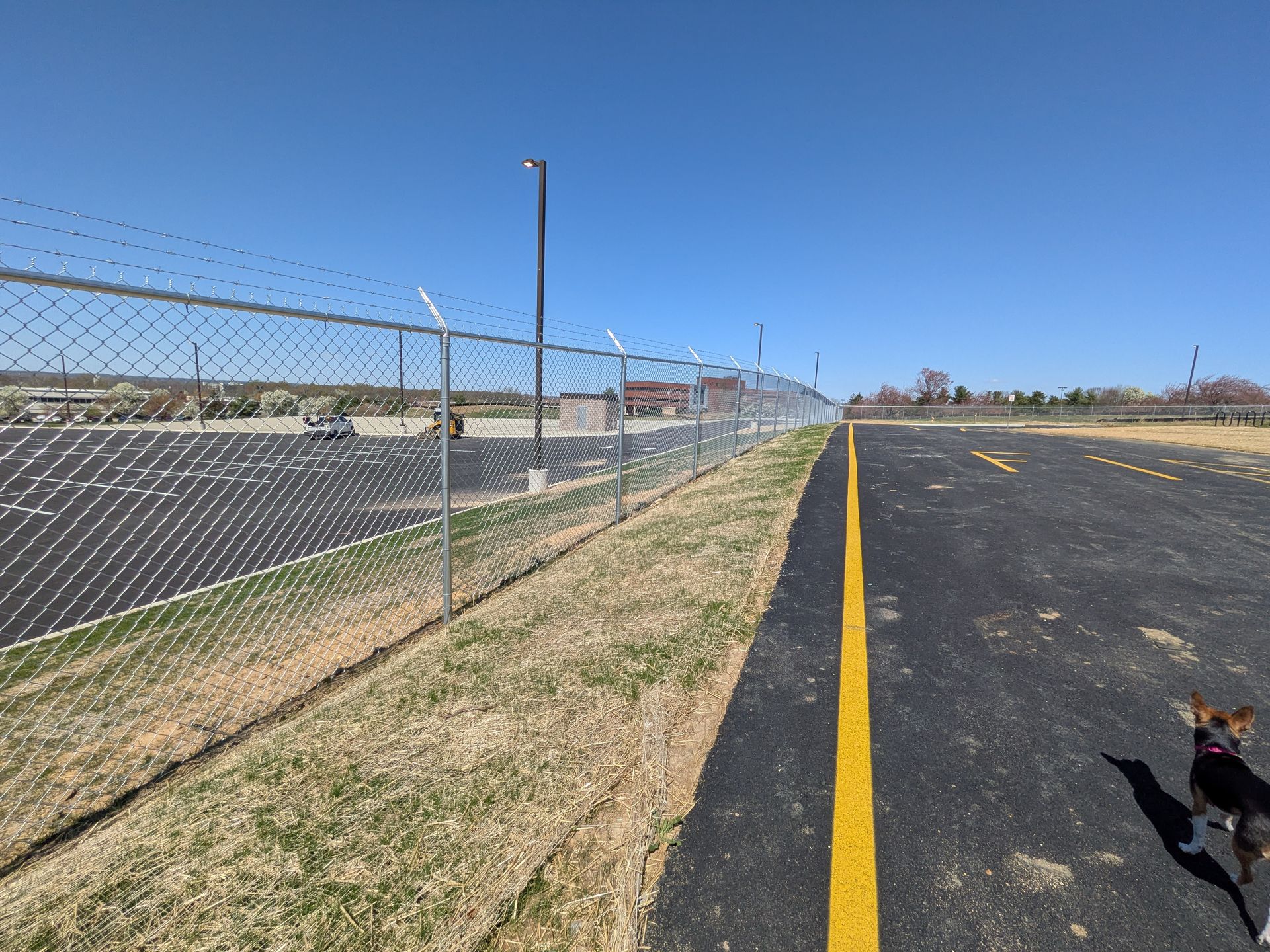 Commercial fence installation by Millcreek Fence & Decks | Delaware Army National Guard