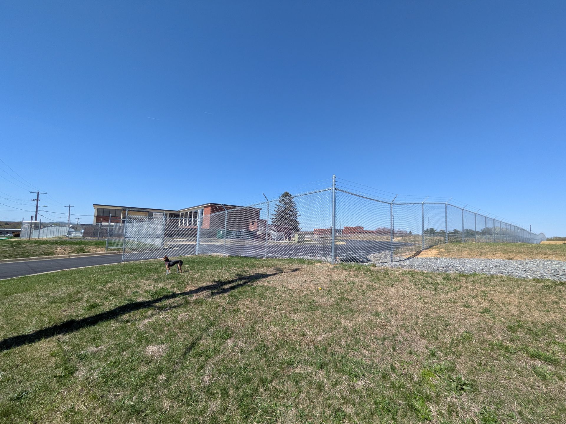 commercial chain link fencing installation | Delaware Army National Guard