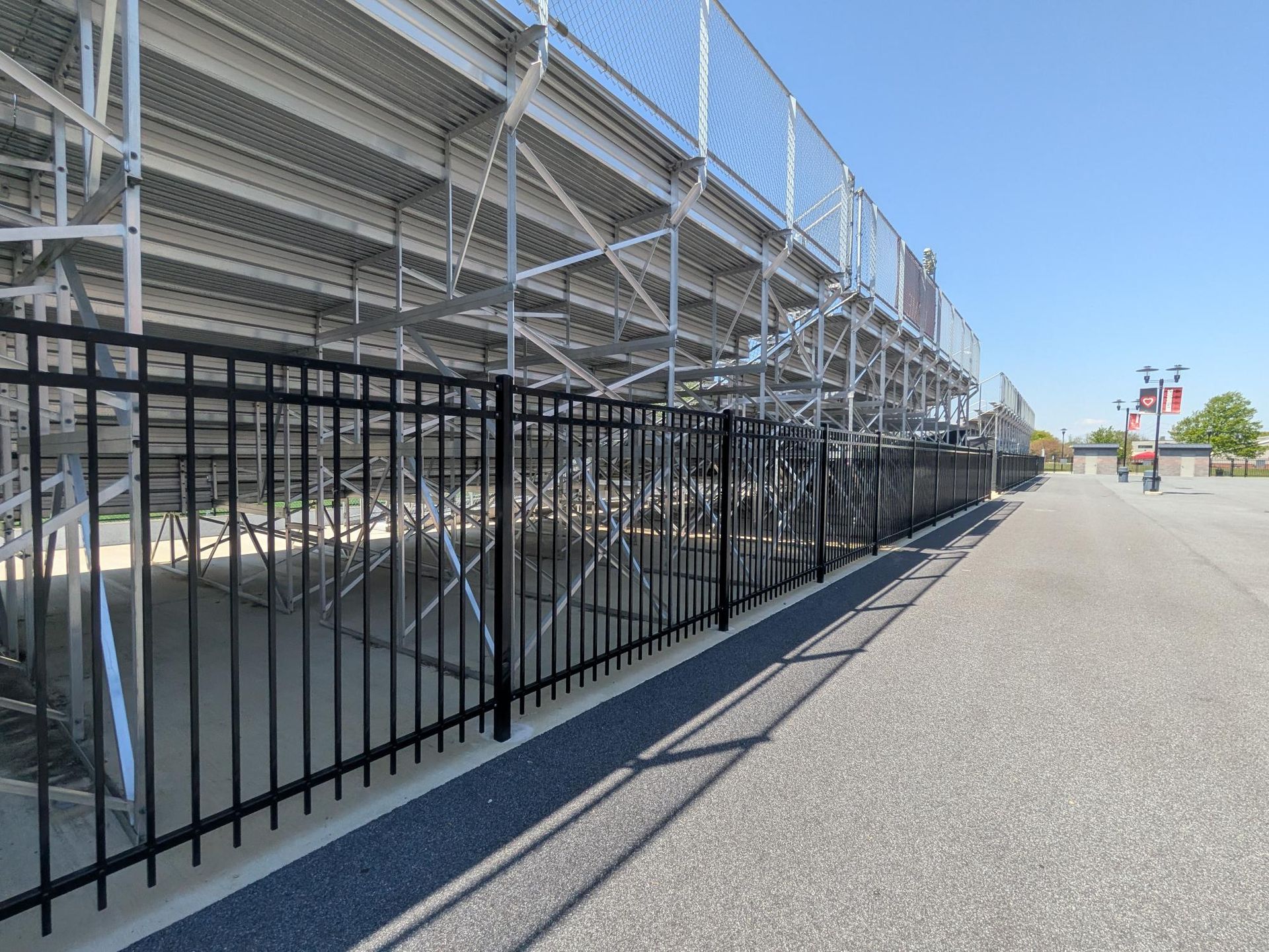 Lititz, PA Athletic Field Fencing by Millcreek Fence