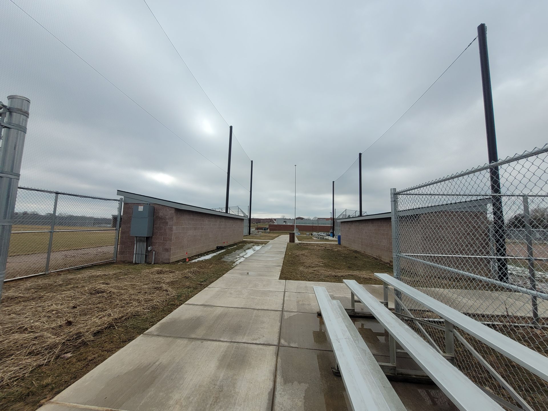 aathletic tension netting installation Central PA baseball fields