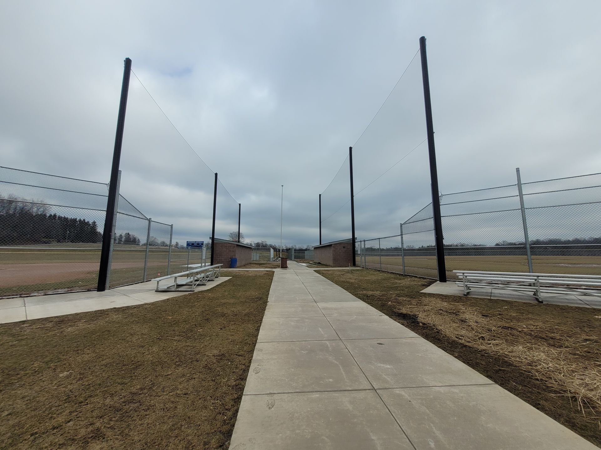 Athletic Field Tension Netting Installation | Warrior Run School