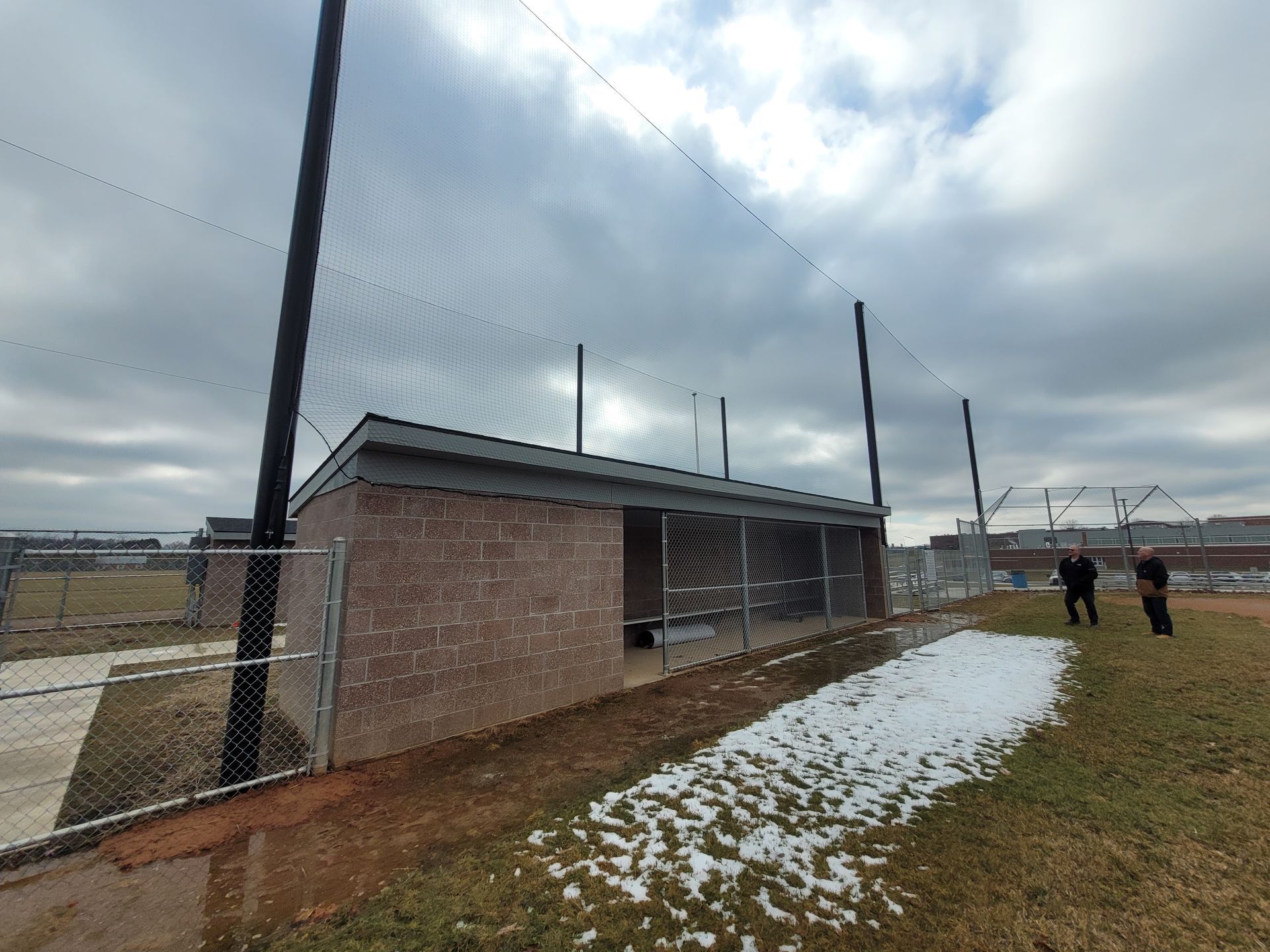 Commercial fence installation at Sheetz, Elkton MD