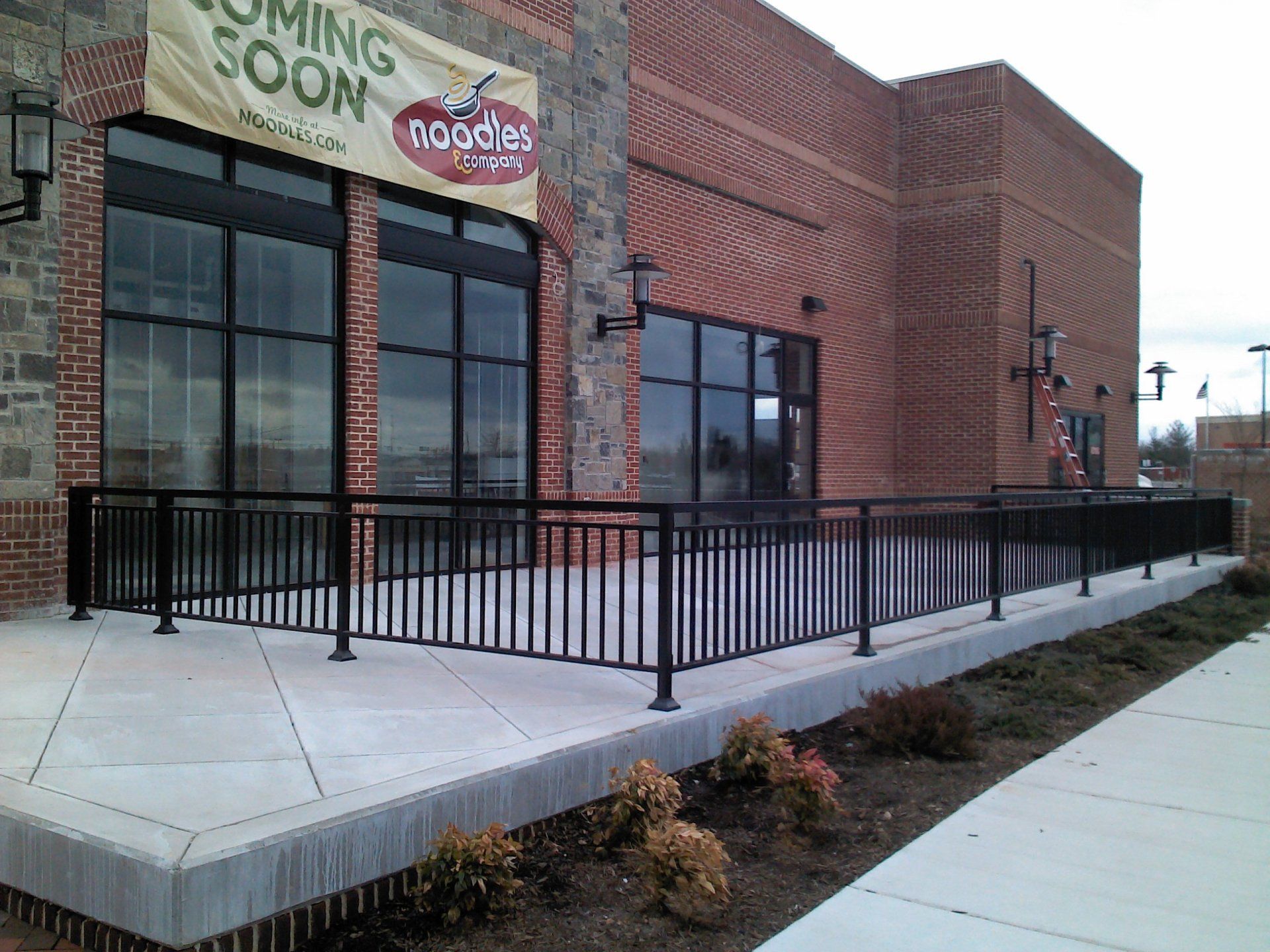 Exterior of a building with a 