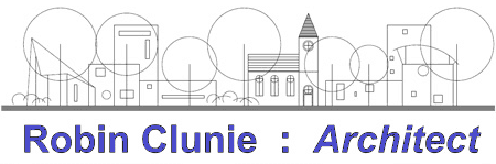 Robin Clunie: Architect logo