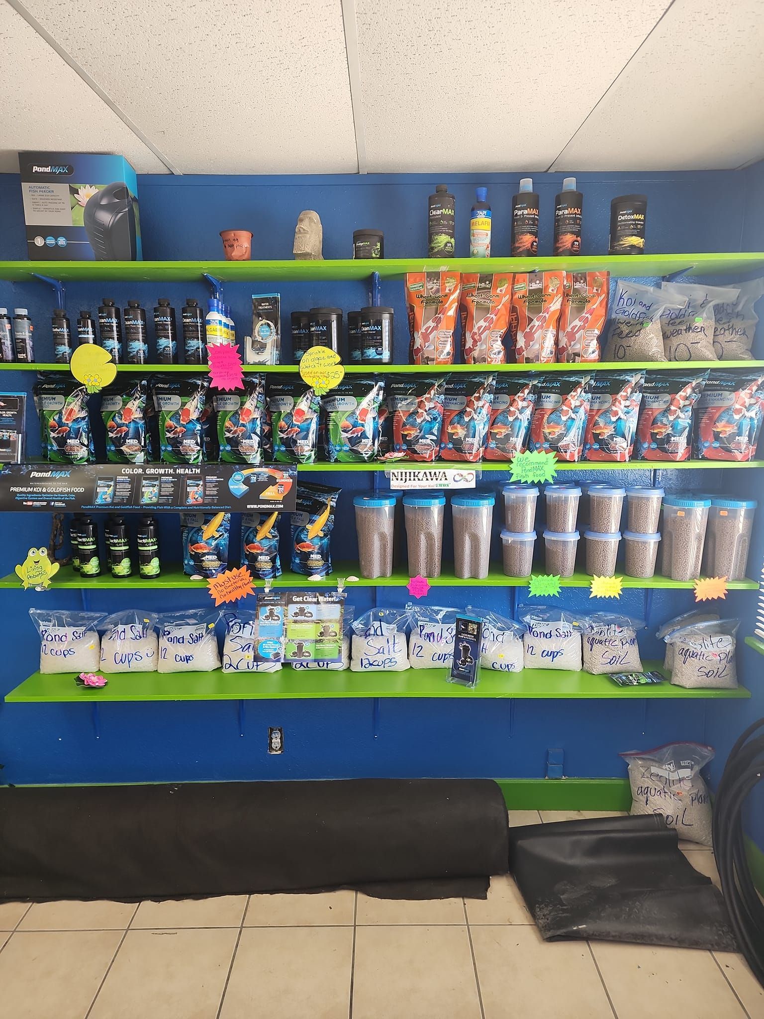 A store filled with shelves filled with lots of products.