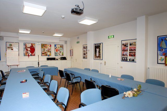 sala da pranzo della casa di riposo