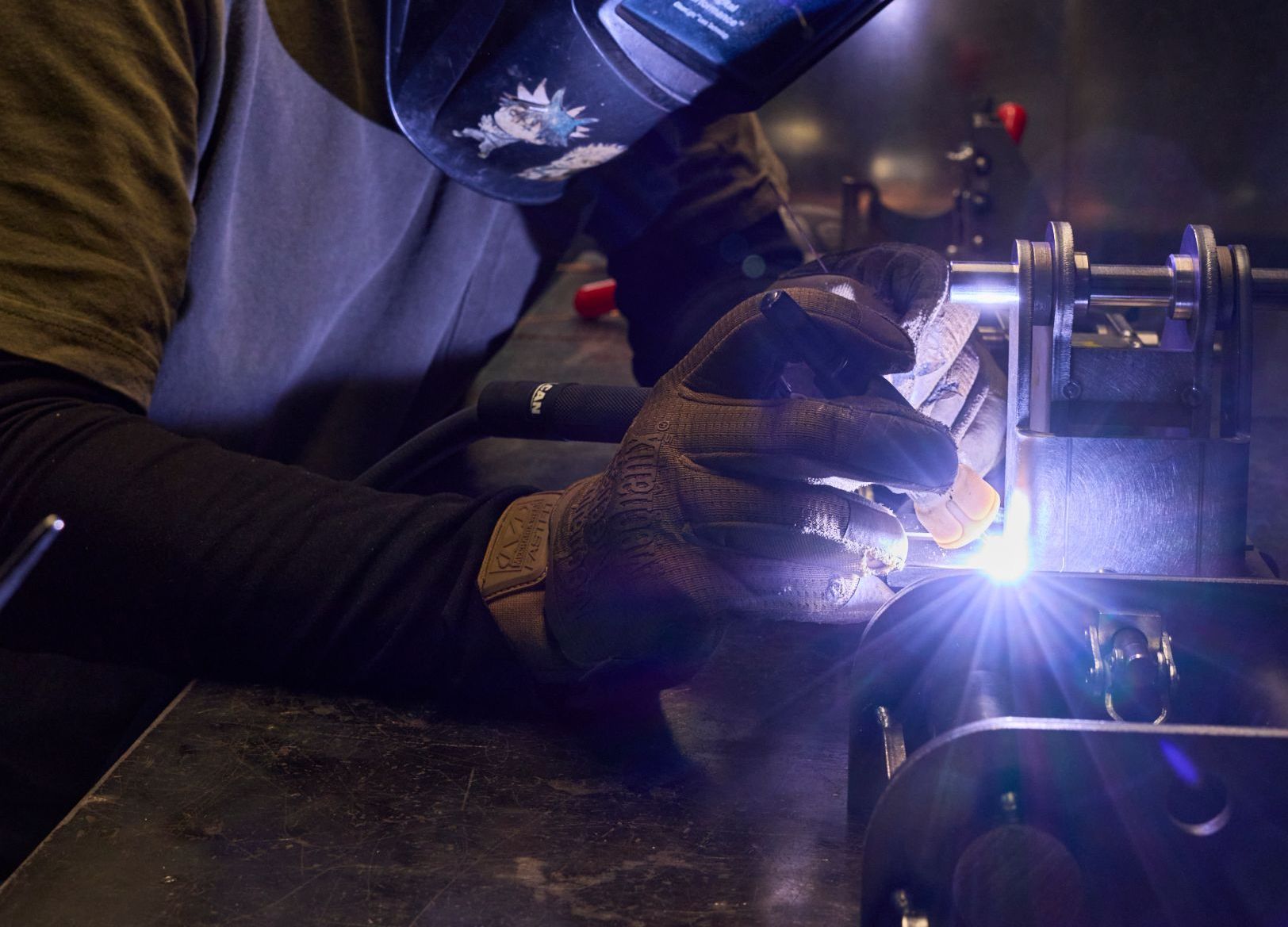 FZ Shifter engine work and welding