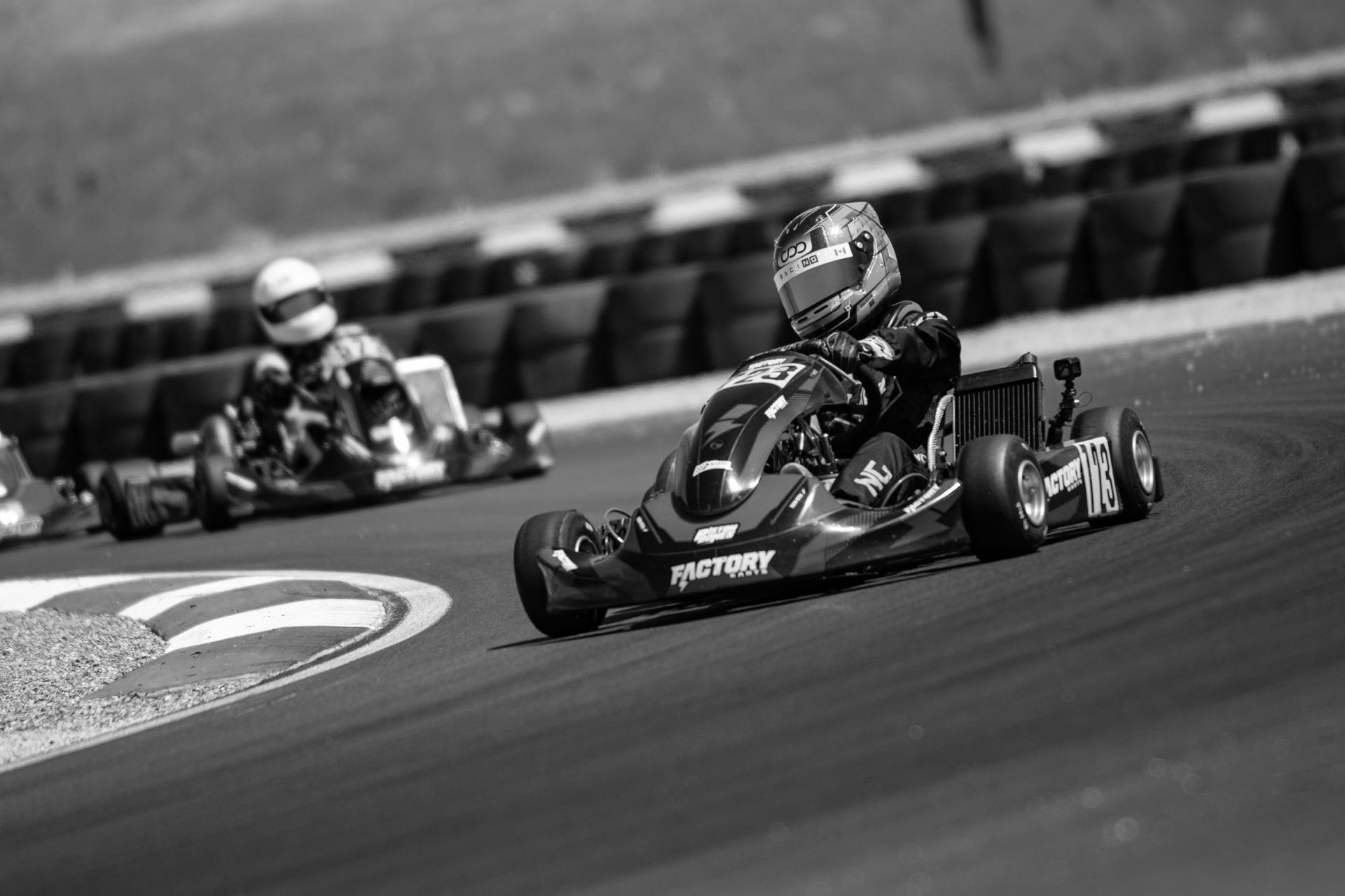 FZ Shifter kart engines on the race track