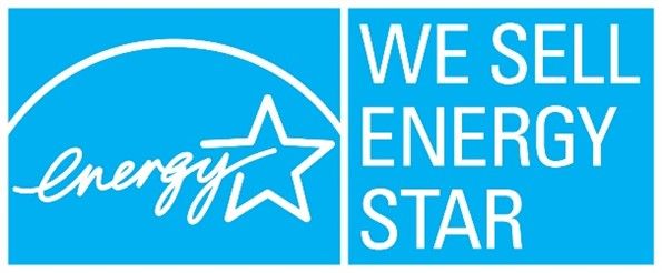 Energy Star logo on blue background: 