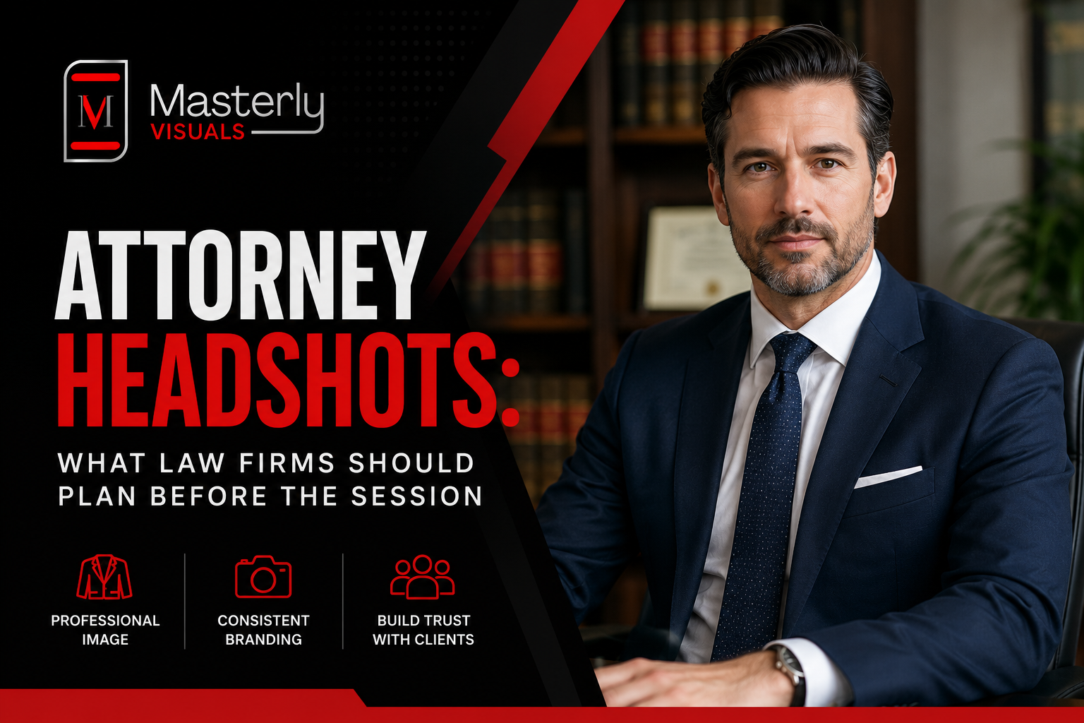 Attorney headshots for law firm marketing and branding
