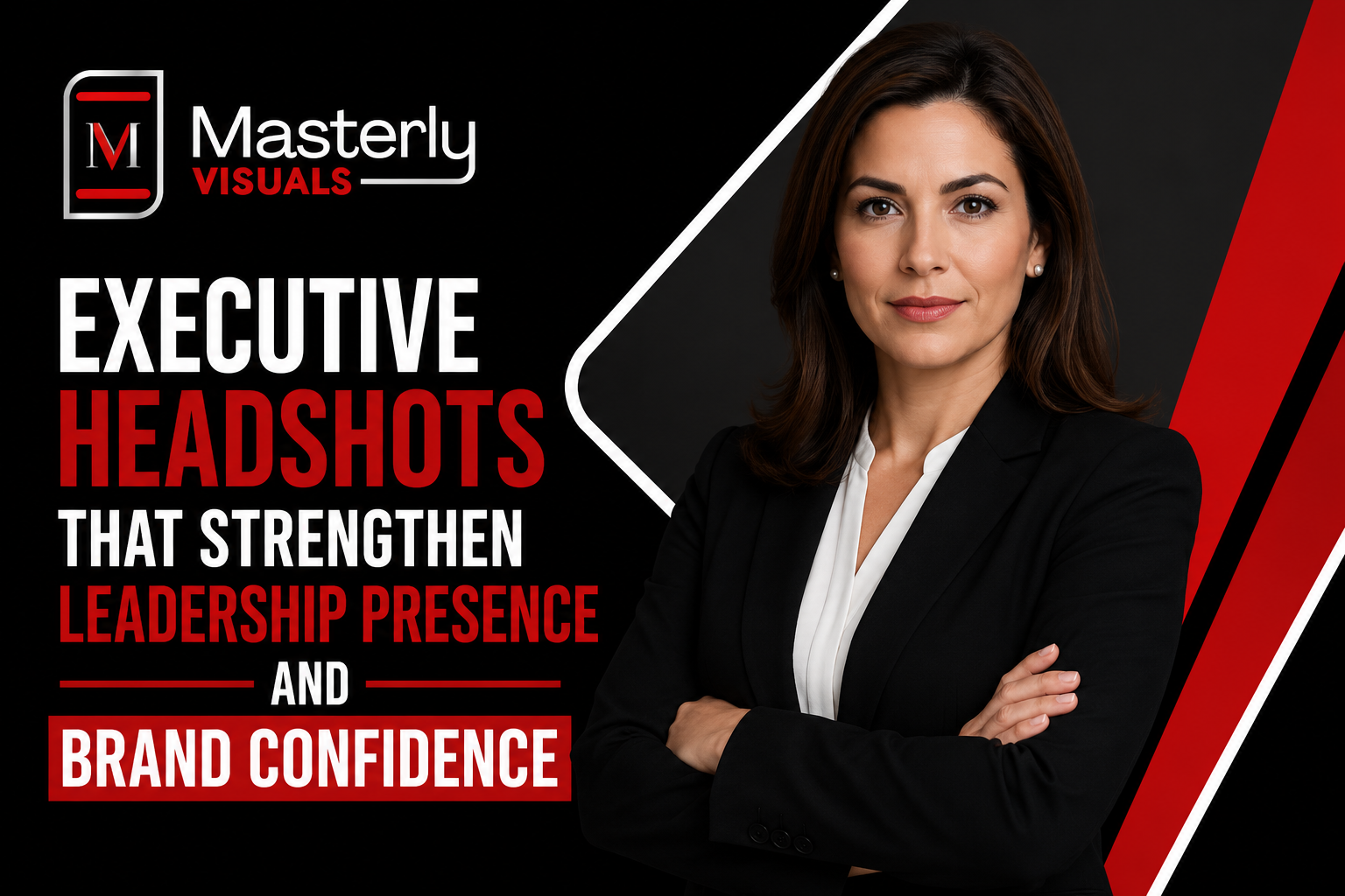 Executive headshots for corporate leadership team