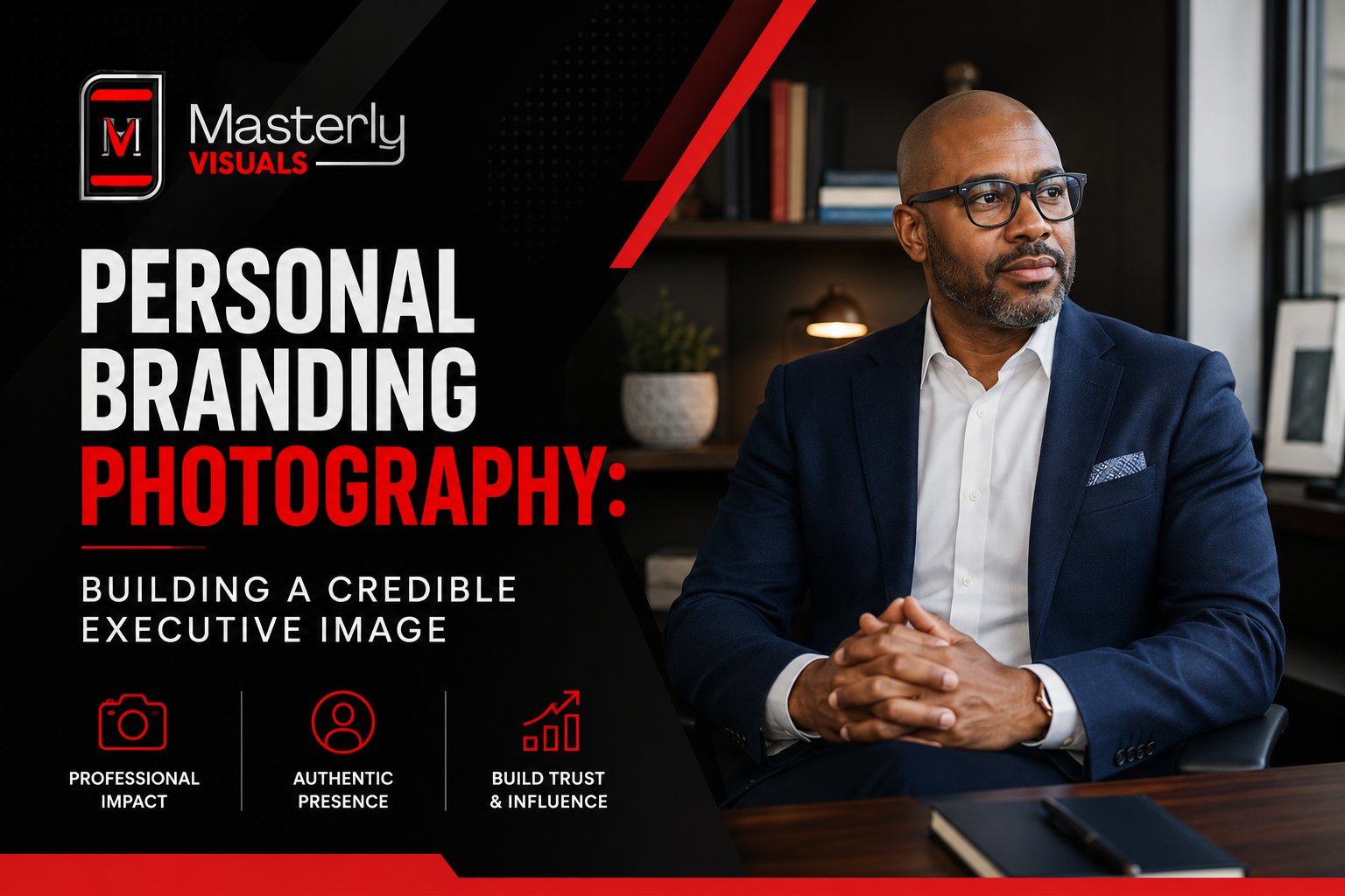 Personal branding photography session for an executive professional