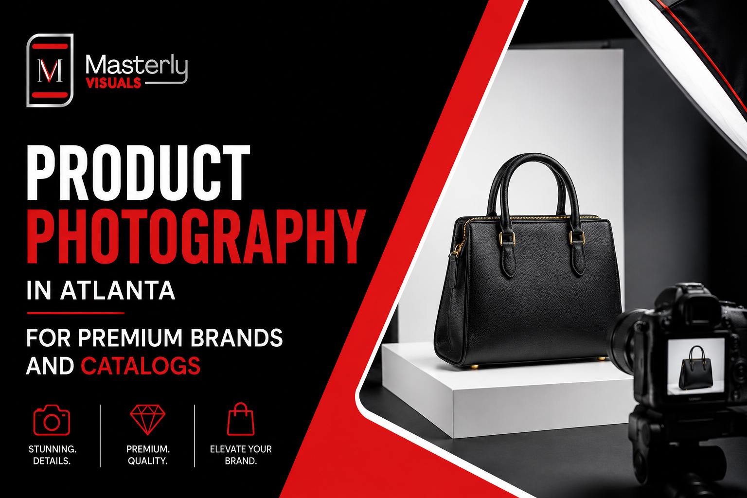 Product photography Atlanta studio creating premium ecommerce images