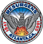 A seal for atlanta georgia with a bird on it