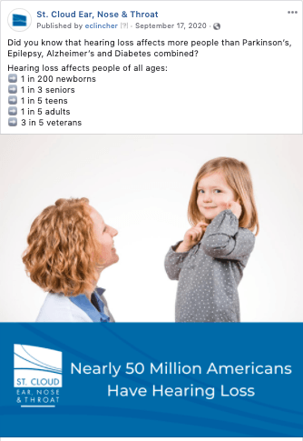 A woman is talking to a little girl who has hearing loss.