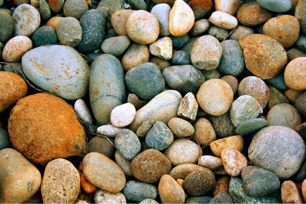 A Pile Of Rocks Of Different Sizes And Colors — Mudgeeraba Landscape Centre In Mudgeeraba, QLD