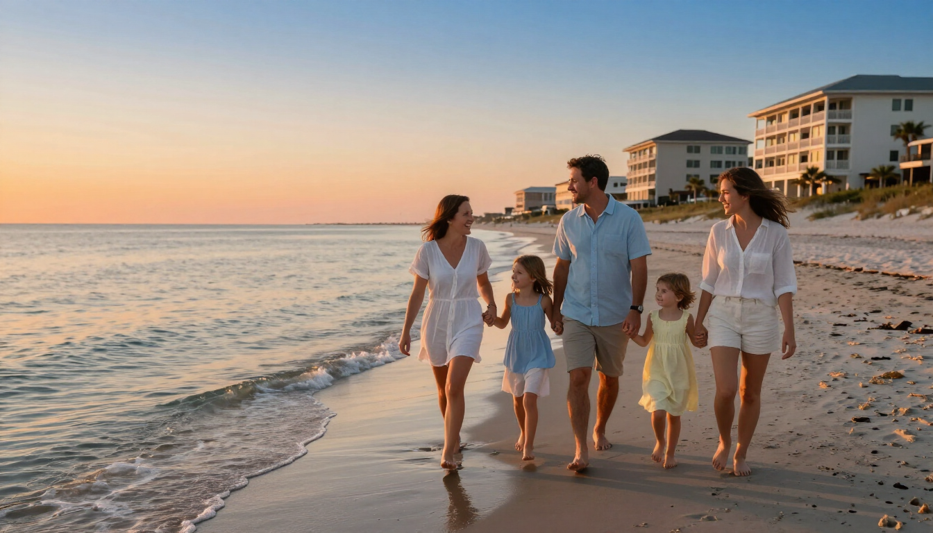 Family on the Beach