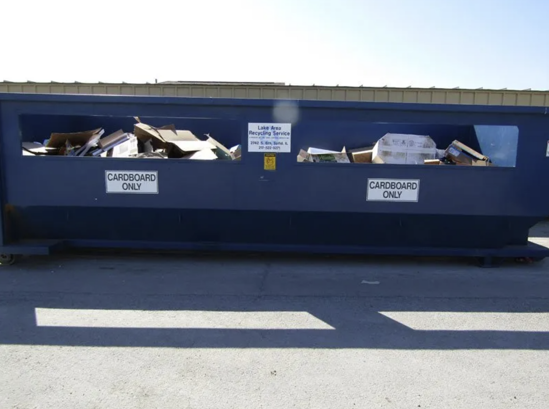 Cardboard recycling