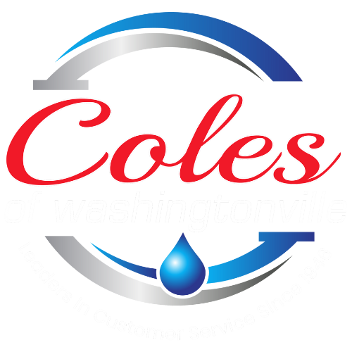 A coles logo with a drop of water in the middle