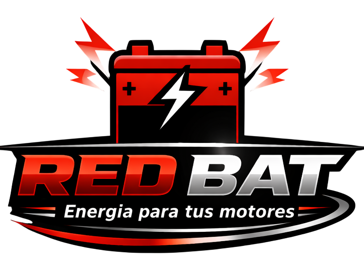 Logotipo de batería Red Bat