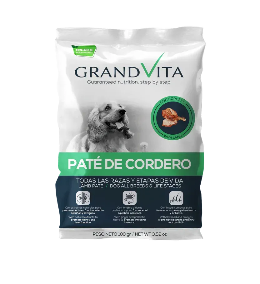Comida Húmeda para perro Grand Vita paté