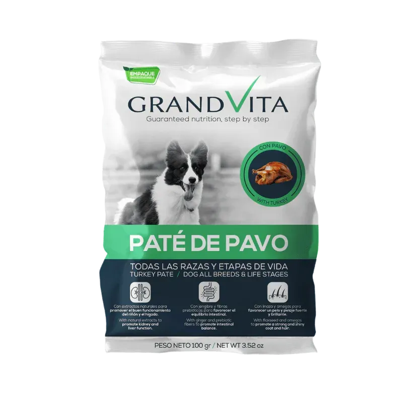 Comida Húmeda para perro Grand Vita paté