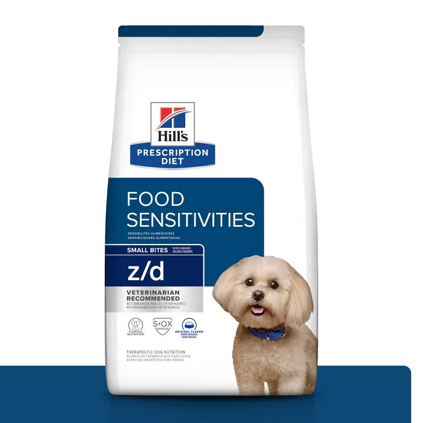Hill's Prescription Diet z/d Concentrado para perro raza pequeña sensibilidades alimentarias