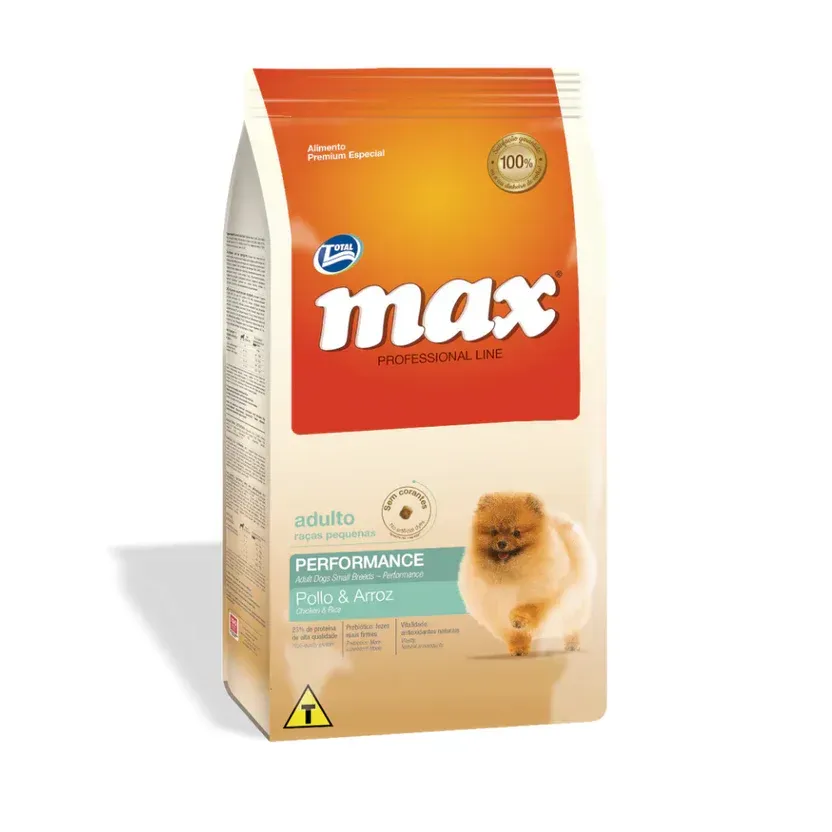 Max Razas Pequeñas Performance Pollo
