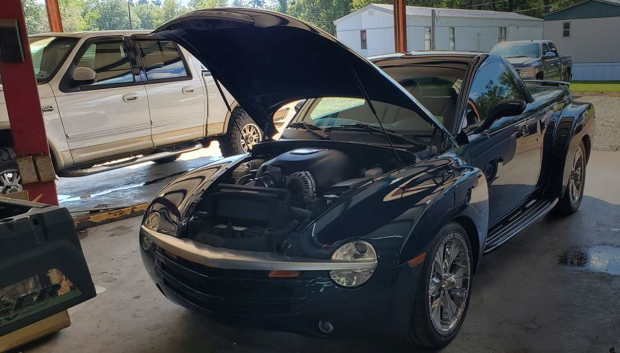 Black Vehicle Ready for Repair in Albany, LA - J&J Performance and Repair