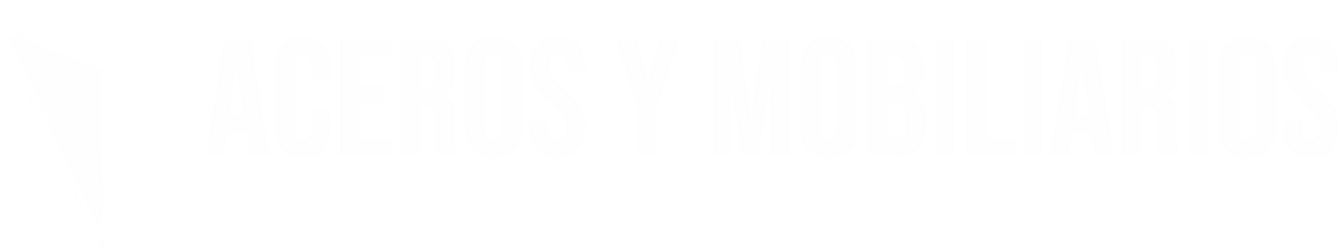 Logo: Red and white abstract shape above