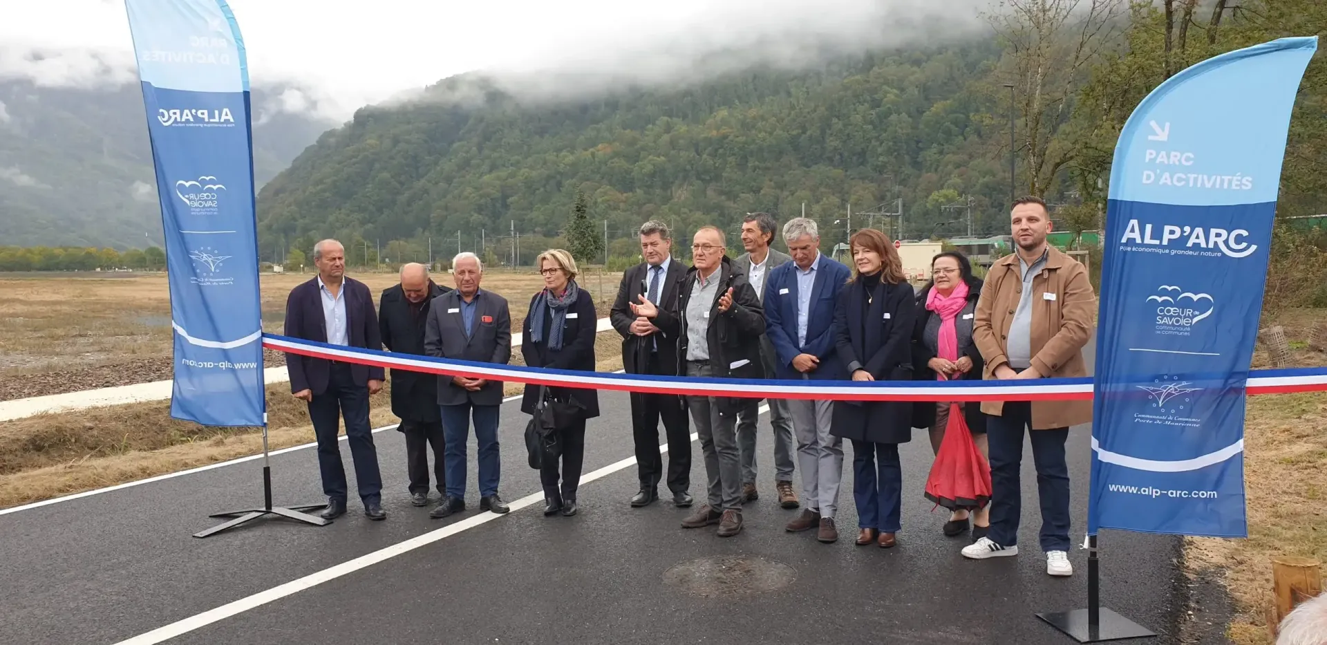 Inauguration parc d'activité alp'arc