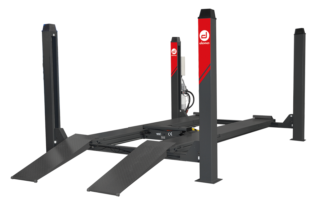 Dama HDM5.5F4 4 Post Wheel Alignment Lift (5.5 tonne)