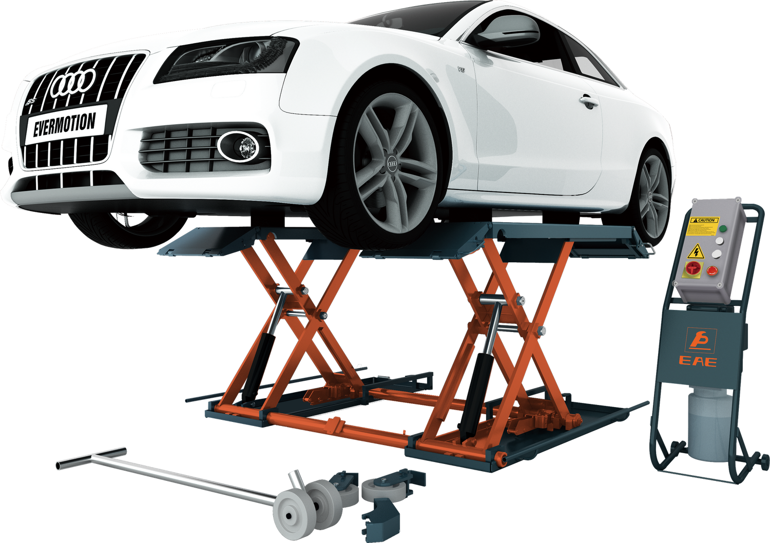 EAE EE-MR30 Mobile Mid-rise Scissor Lift  (3.0 tonne)