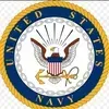 The seal of the united states navy with an eagle and an anchor.