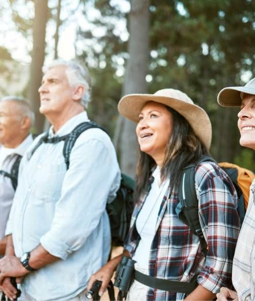 Adventure and Exploring with A Group of Senior Friends