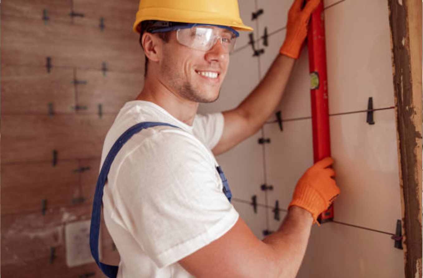 Friendly and helpful Swansea tiler with a welcoming smile.