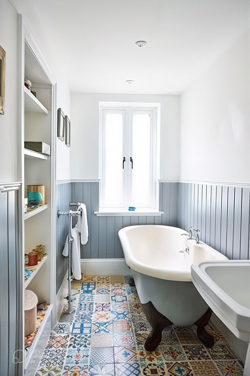 Wales bathroom tiled in Swansea, Wales by Daffodil Tiling