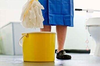 Map With Yellow Bucket — Janitorial Service in Atlanta, GA
