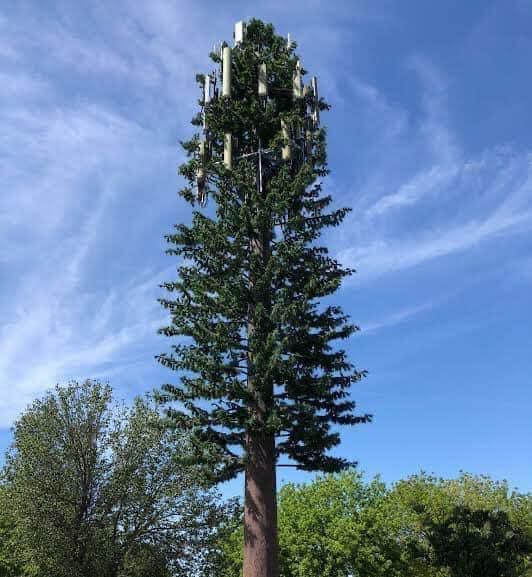 GSM-zenders als naaldboom