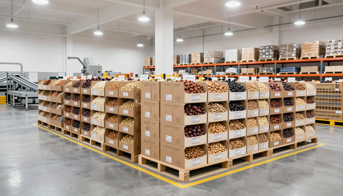Distribuição de alimentos saudáveis