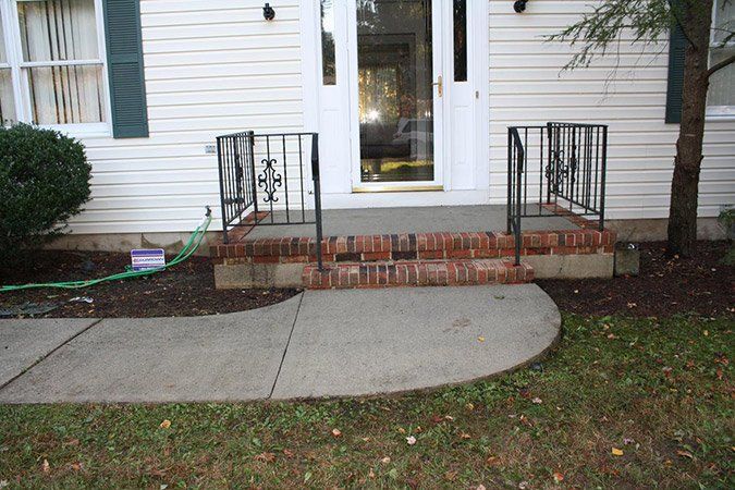 Pressure washing - After (siding steps and walkway)  - Maintenance Services in Kendall Park, NJ